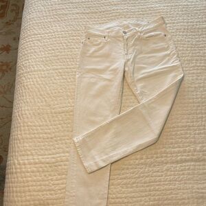 7 For All Mankind, size 27 white jeans